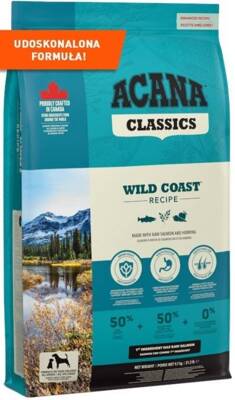 ACANA Classics Wild Coast 9,7kg + Überraschung für den Hund
