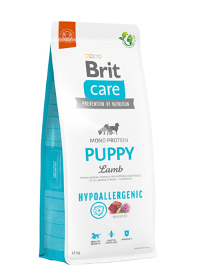 BRIT CARE Hypoallergenic Puppy Lamb 12kg + LAB V 500ml -5% billiger!!!