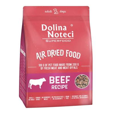 DOLINA NOTECI Superfood Rindfleisch - Trockenfutter für Hunde 5kg + Mr Big 400g GRATIS