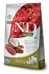 Farmina N&D Quinoa canine SKIN & COAT DUCK 2,5kg + Überraschung für den Hund