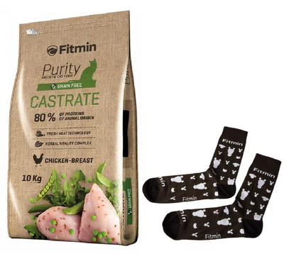 Fitmin Cat Purity Castrate 10kg + SOCKEN GRATIS !!! 