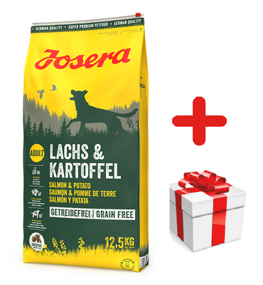 JOSERA Lachs & Kartoffel -Grain Free 12,5kg + Überraschung für den Hund