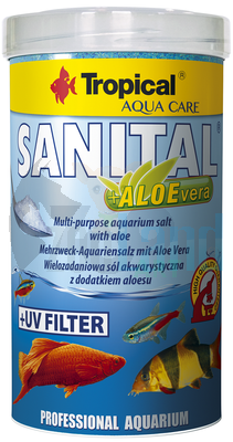 Tropical Sanital Aquariumsalz mit Aloe-Vera 2x 500 ml