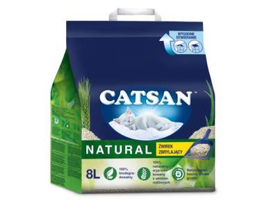  CATSAN Natural 8l - klumpendes Katzenstreu
