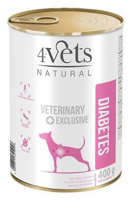 4 Vets Dog Diabetes 6x400g
