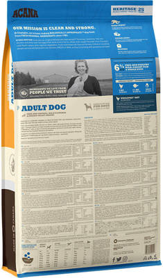 ACANA Adult Dog 11,4kg + Überraschung für den Hund
