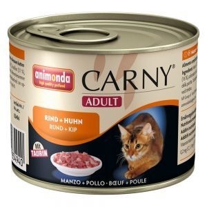 ANIMONDA Cat Carny Adult Rind und Huhn 200g 
