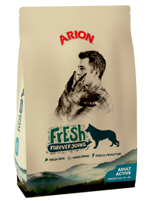 ARION Fresh Adult Active 12kg + Überraschung für den Hund