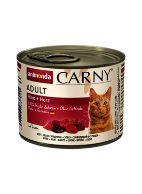 Animonda Cat Carny Adult Rind und Herz 200g 