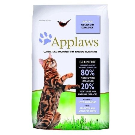 Applaws Trockenfutter für Katzen - Huhn mit Ente und Gemüse 7,5kg