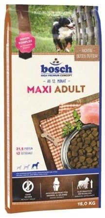 BOSCH Maxi adult 15 kg +Überraschung für den Hund