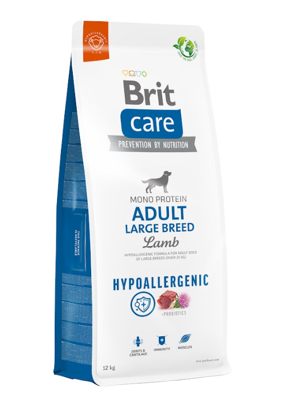 BRIT CARE Dog Hypoallergenic Adult Large Breed Lamb 2x12kg