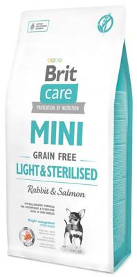 BRIT CARE Mini Grain-Free Light&Sterilised 7kg