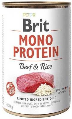 BRIT Mono Protein Beef & Rice 400g 
