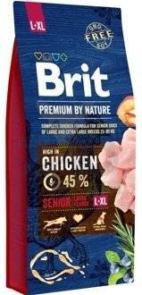 BRIT Premium By Nature Senior L+XL 15kg + Überraschung für den Hund