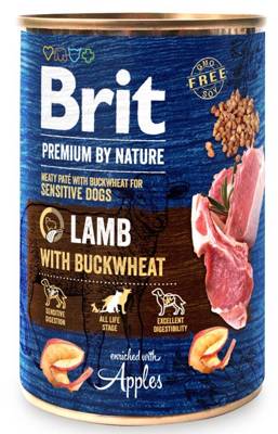 Brit Premium by Nature Lamb With BUCKWHEAT 6x400g