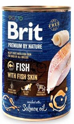Brit Premium von Natur Fisch mit Fischhaut 400g
