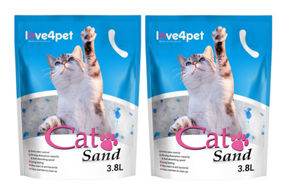 Cat Sand Silikon Katzenstreu 2x3,8l