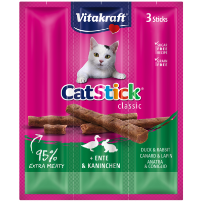 Cat Stick® + Ente & Kaninchen 3x18g