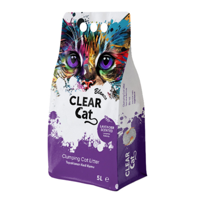 Clear Cat Blanco Lavendel Bentonitstreu 5l