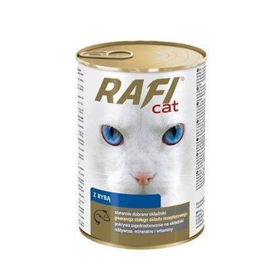 DOLINA NOTECI RAFI Cat Häppchen mit Fischfleisch in Sauce 12x415g 