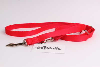 DogStuffs Verstellbares Schlüsselband - Rot 15mm/220cm