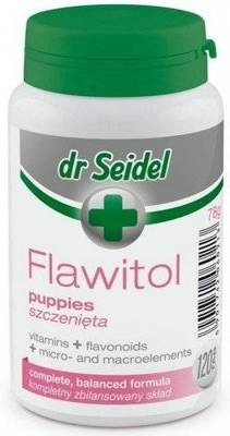 Dr. Seidel FLAWITOL für Welpen Vitamin- und Mineralstoffpräparat mit Traubenflavonoiden 