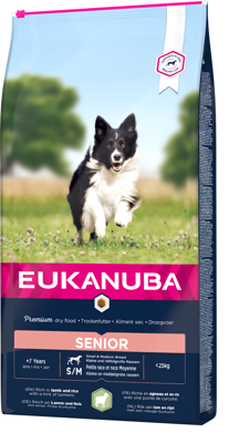 EUKANUBA Mature & Senior All Breeds Lamm & Reis 12kg+Überraschung für den Hund