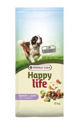 Happy Life Light/Senior Hundefutter Huhn 15kg