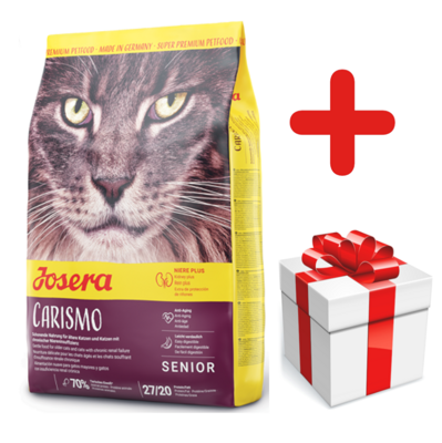 JOSERA Carismo/Senior 10kg + überaschung für die Katze.
