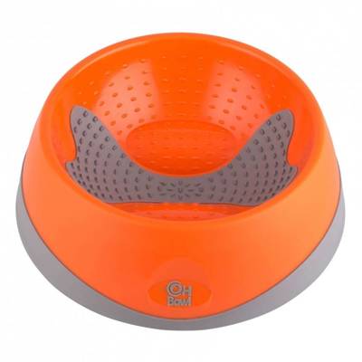 OH Bowl® Mundhygieneschüssel für Hunde Orange Größe L