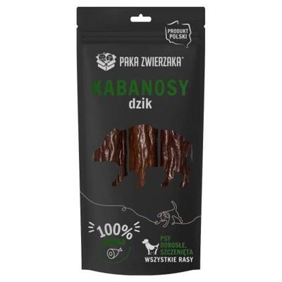 PAKA ZWIERZAKA- Wildschwein Kabanosy 3 Stück (80g)
