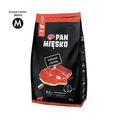 PAN MIĘSKO Rindfleisch mit Ziege M 20kg