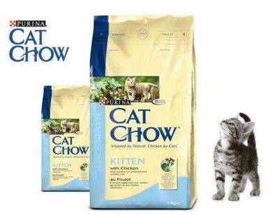 PURINA CAT Chow 1,5kg Kitten Chicken + Dolina Noteci 85g