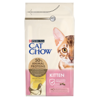 PURINA CAT Chow 1,5kg Kitten Chicken + Überraschung für die Katze