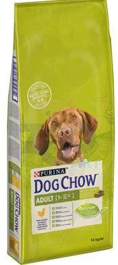 PURINA Dog Chow Adult Chicken 14kg + Dolina Noteci 150g