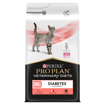 PURINA Veterinary PVD DM Diabetes Management Cat 5kg + Überraschung für die Katze