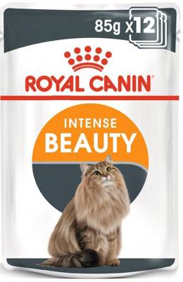 ROYAL CANIN Hair&Skin Care 12x85g Nassfutter in Sauce für ausgewachsene Katzen, gesunde Haut, schönes Fell