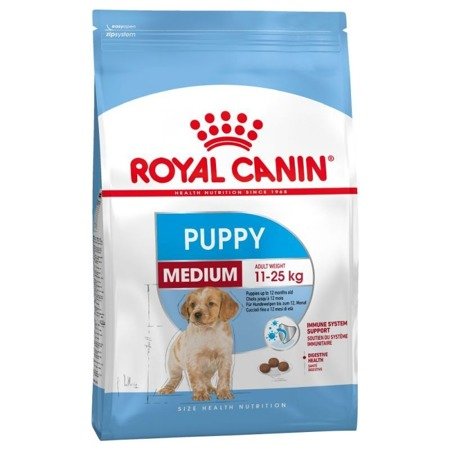 ROYAL CANIN Medium Puppy 15kg+Überraschung für den Hund