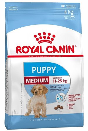 ROYAL CANIN Medium Puppy 4kg +Überraschung für den Hund