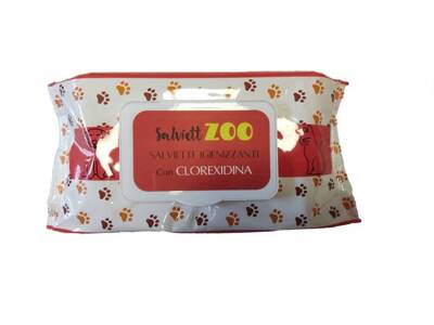 SalviettZOO - Hunde- und Katzenpflegetücher 50 Stück (Chlorhexidin)