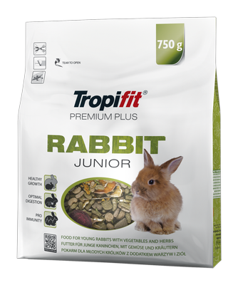 TROPIFIT Premium Plus RABBIT JUNIOR 750g - für Kaninchen
