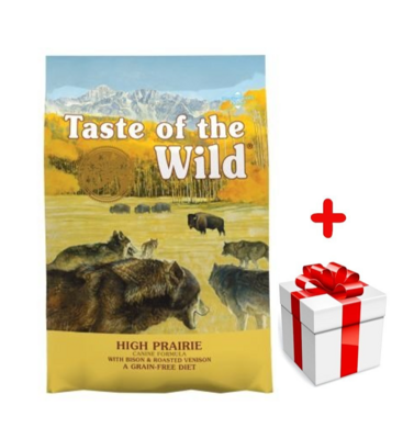 Taste of the Wild High Prairie 12,2kg + Überraschung für den Hund