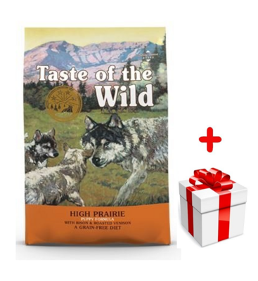 Taste of the Wild High Prairie Puppy 12,2kg + Überraschung für den Hund