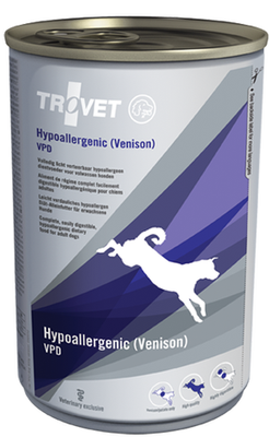 Trovet Hypoallergenic Venison (VPD) Nassfuter für Hund 400g