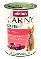 Animonda Cat Carny Kitten Rind und Putenherzen 400g